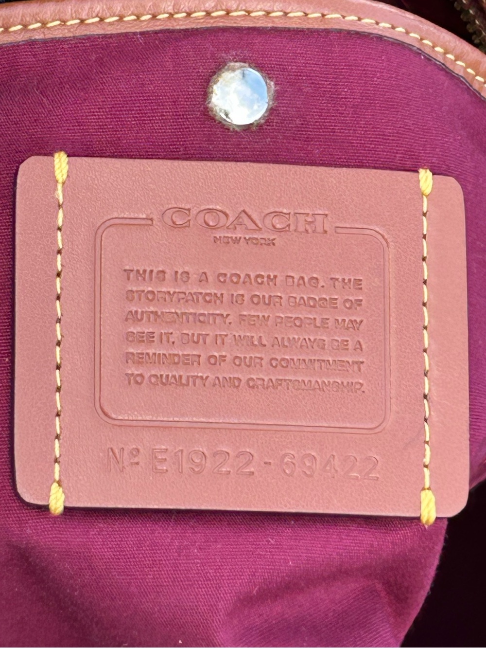 Coach signature top zip tote bag - Picture 3 of 16